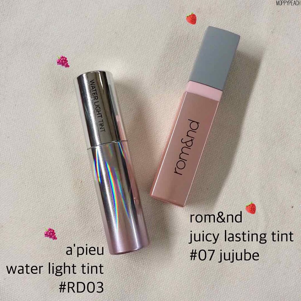 アピュー ウォーターライト ティント/A’pieu/リップティントを使ったクチコミ（1枚目）