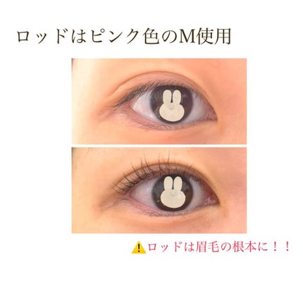 EYE2IN 低刺激 セルフプロ用 まつげパーマ 3種 セット/Qoo10/その他キットセットを使ったクチコミ(4枚目)
