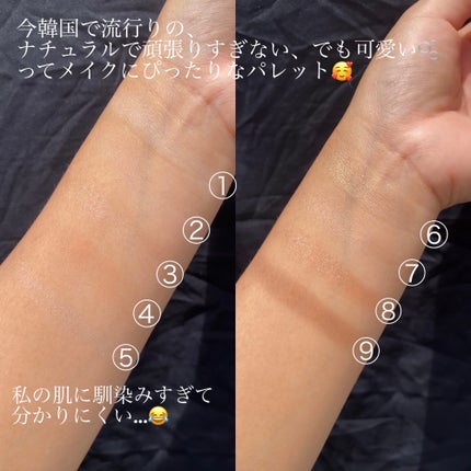 シャドウパレット/dasique/アイシャドウパレットを使ったクチコミ(3枚目)