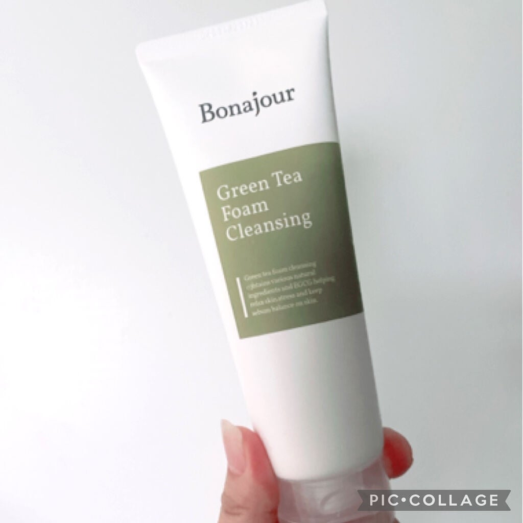 グリーンティーフォームクレンジング/Bonajour/クレンジングクリームを使ったクチコミ(1枚目)