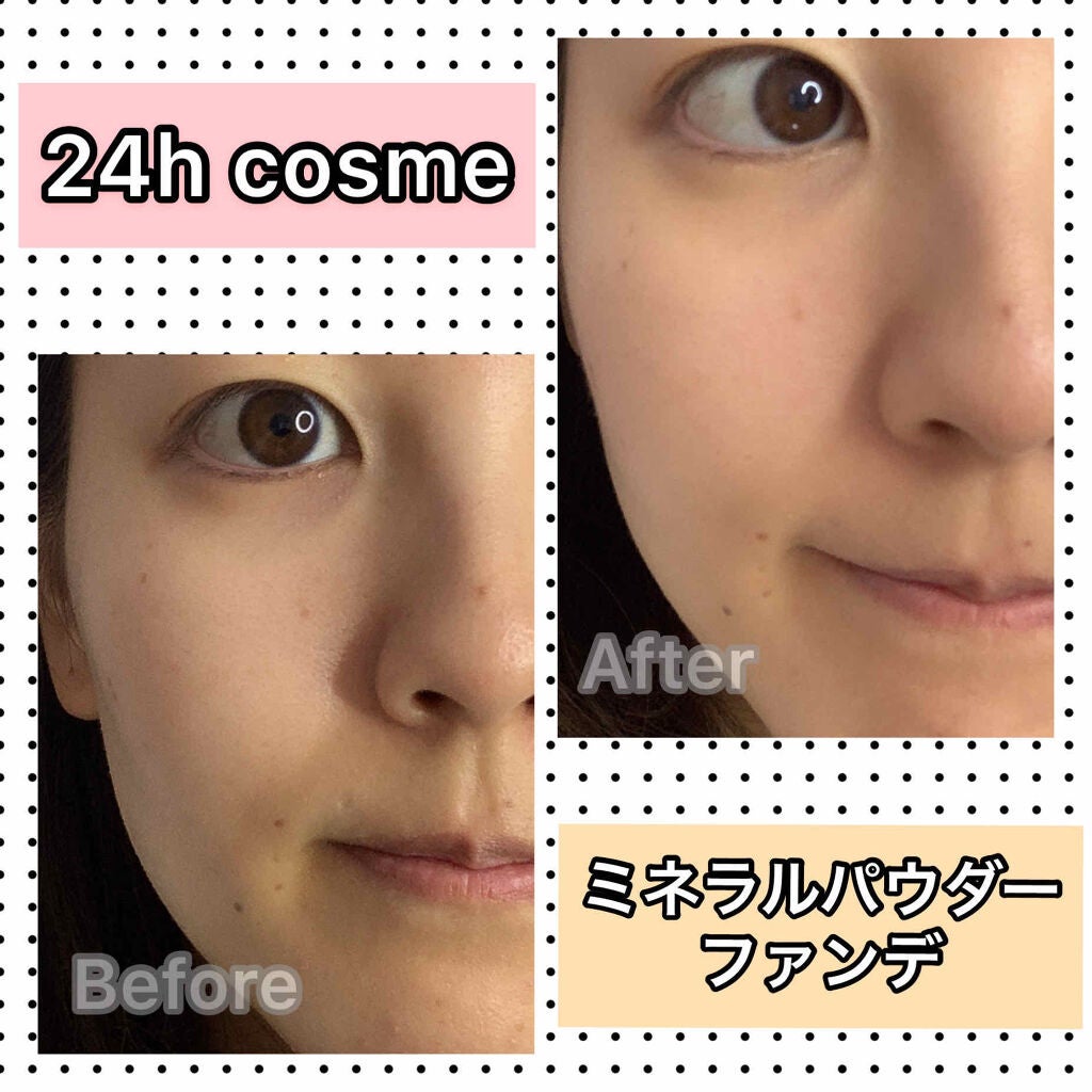 24 ミネラルパウダーファンデ(プチサイズ)/24h cosme/パウダーファンデーションを使ったクチコミ(3枚目)