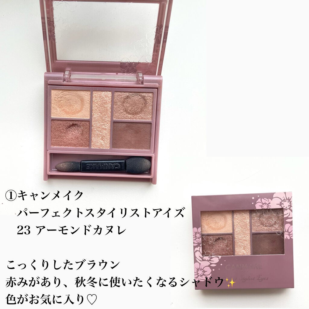 パーフェクトマルチアイズ/キャンメイク/アイシャドウパレットを使ったクチコミ(2枚目)