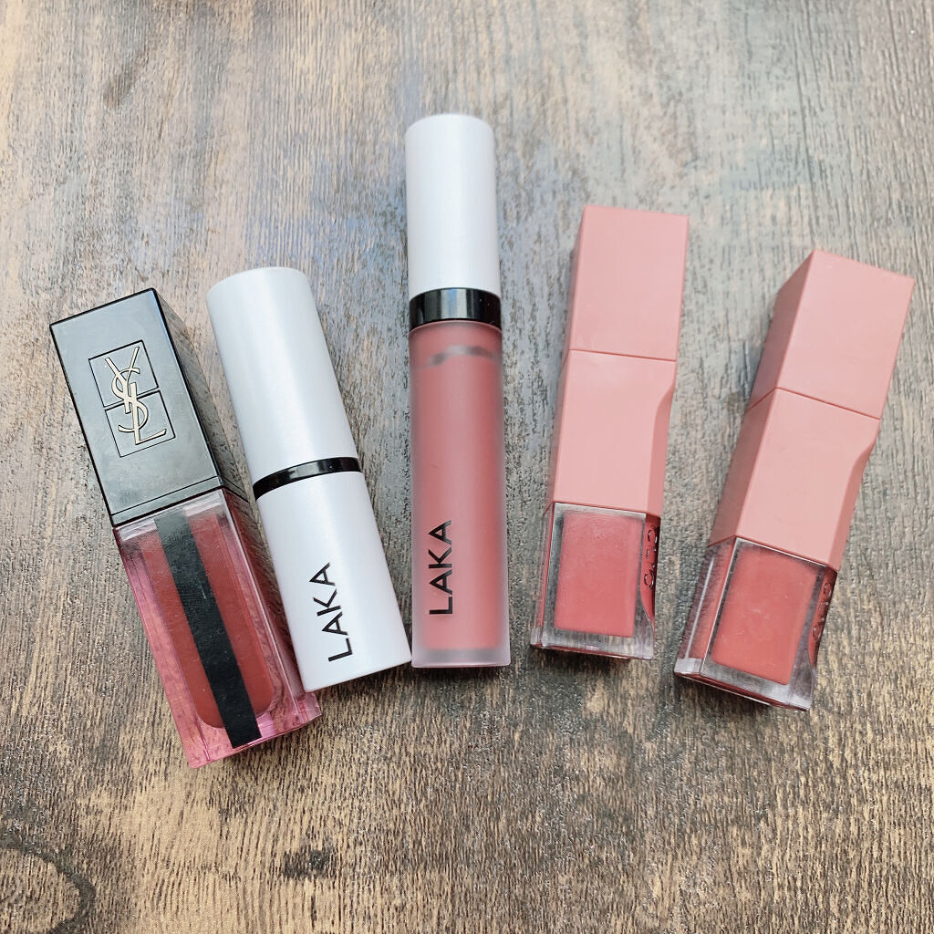 ルージュ ピュールクチュール ヴェルニ ウォーターステイン/YVES SAINT LAURENT BEAUTE/口紅を使ったクチコミ（3枚目）