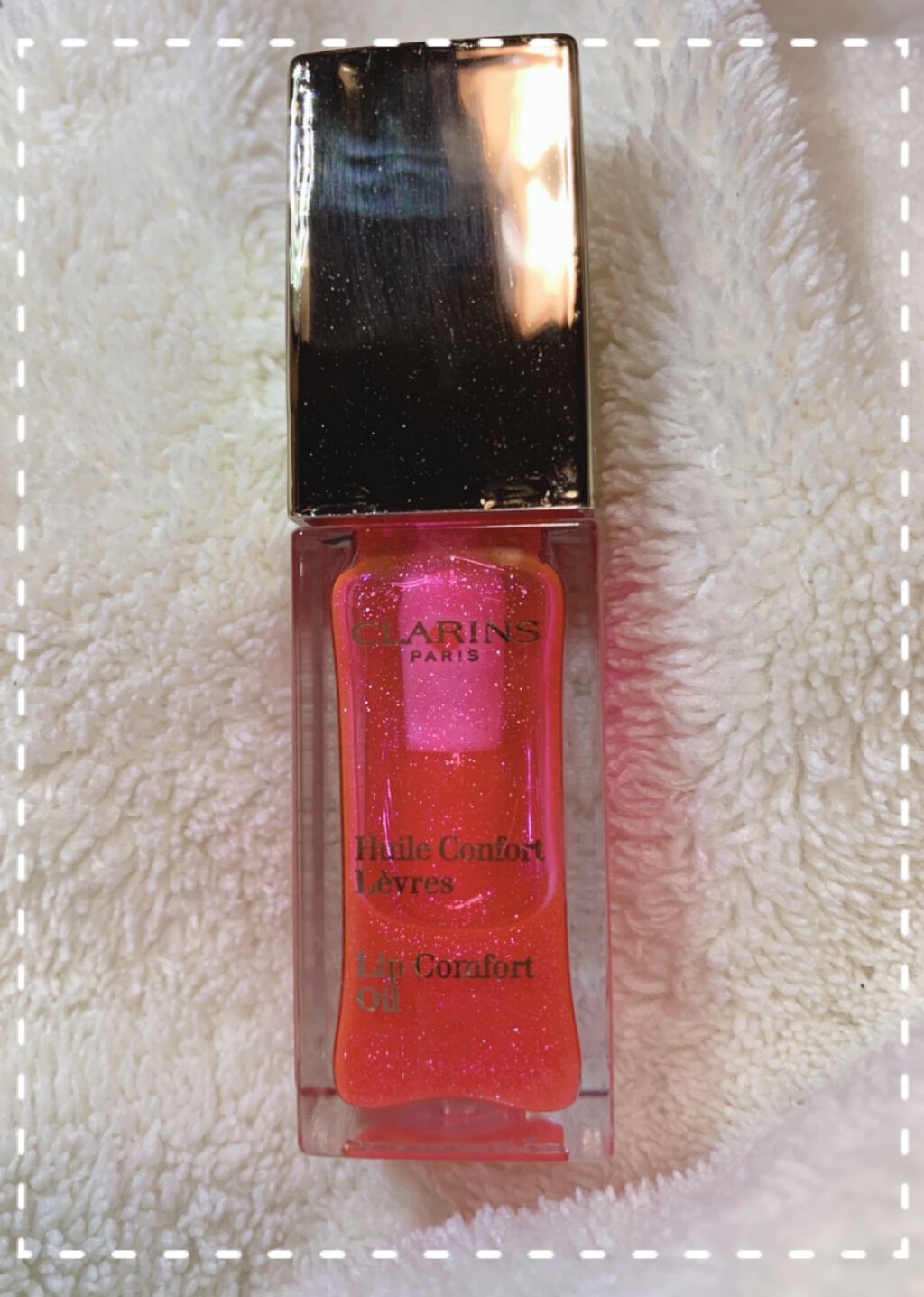 コンフォート リップオイル  12 キャンディグラム/CLARINS/リップグロスを使ったクチコミ（1枚目）
