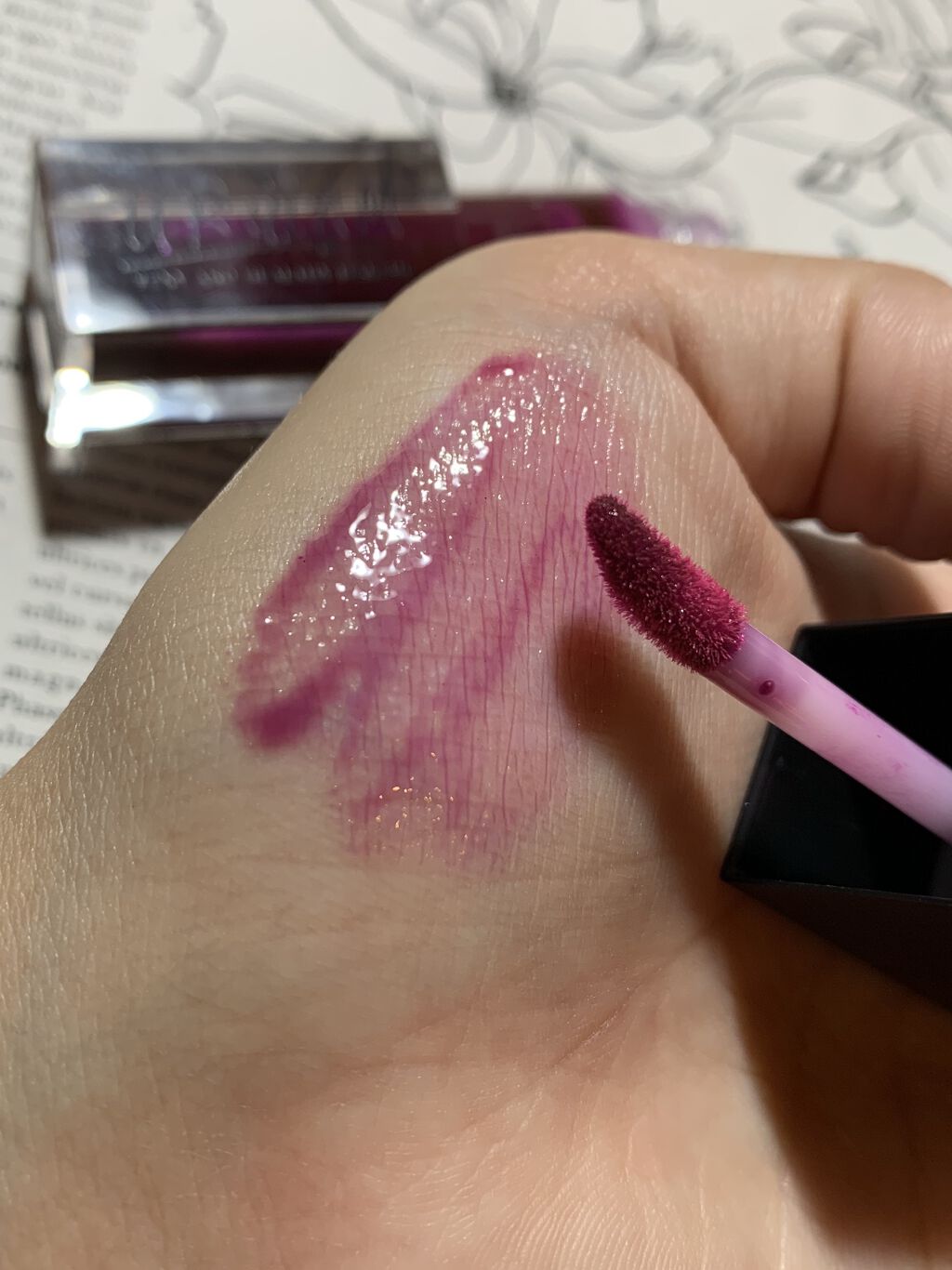 UR GLAM　LIP OIL/U R GLAM/リップグロスを使ったクチコミ（2枚目）