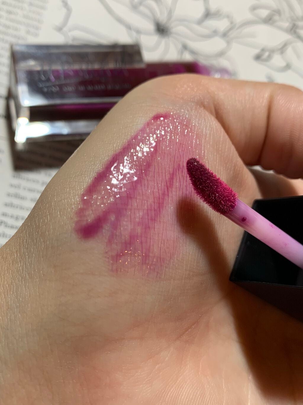 UR GLAM LIP OIL/U R GLAM/リップグロスを使ったクチコミ(2枚目)