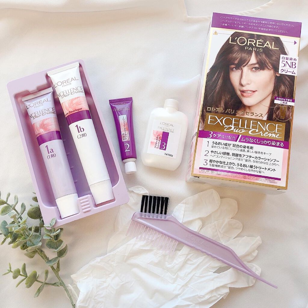 エクセランス R クリームタイプ /ロレアル パリ/ヘアカラーを使ったクチコミ(2枚目)