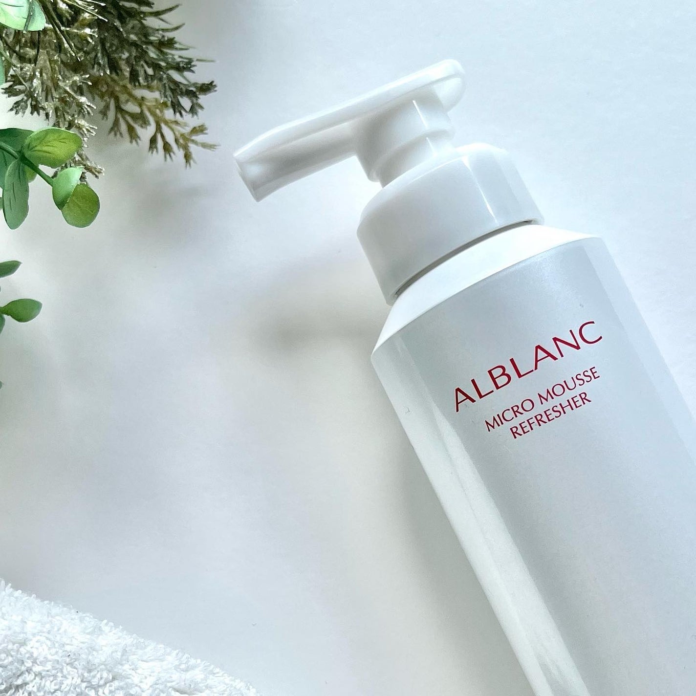 マイクロムース リフレッシャー/ALBLANC/泡洗顔を使ったクチコミ(1枚目)