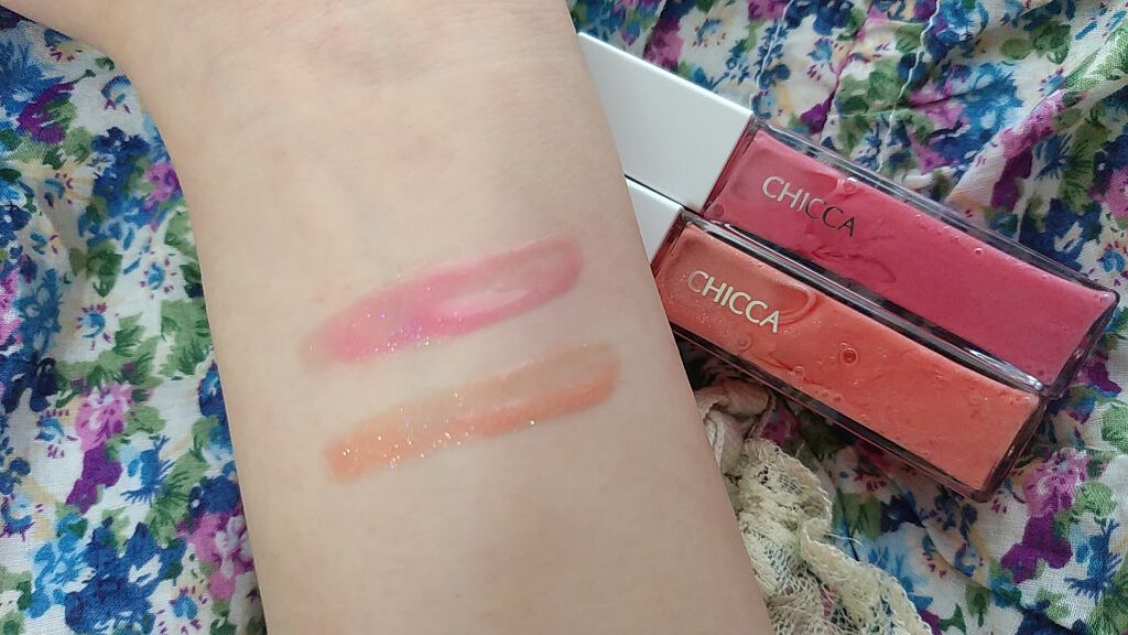 メスメリック グロスオン/CHICCA/リップグロスを使ったクチコミ(2枚目)