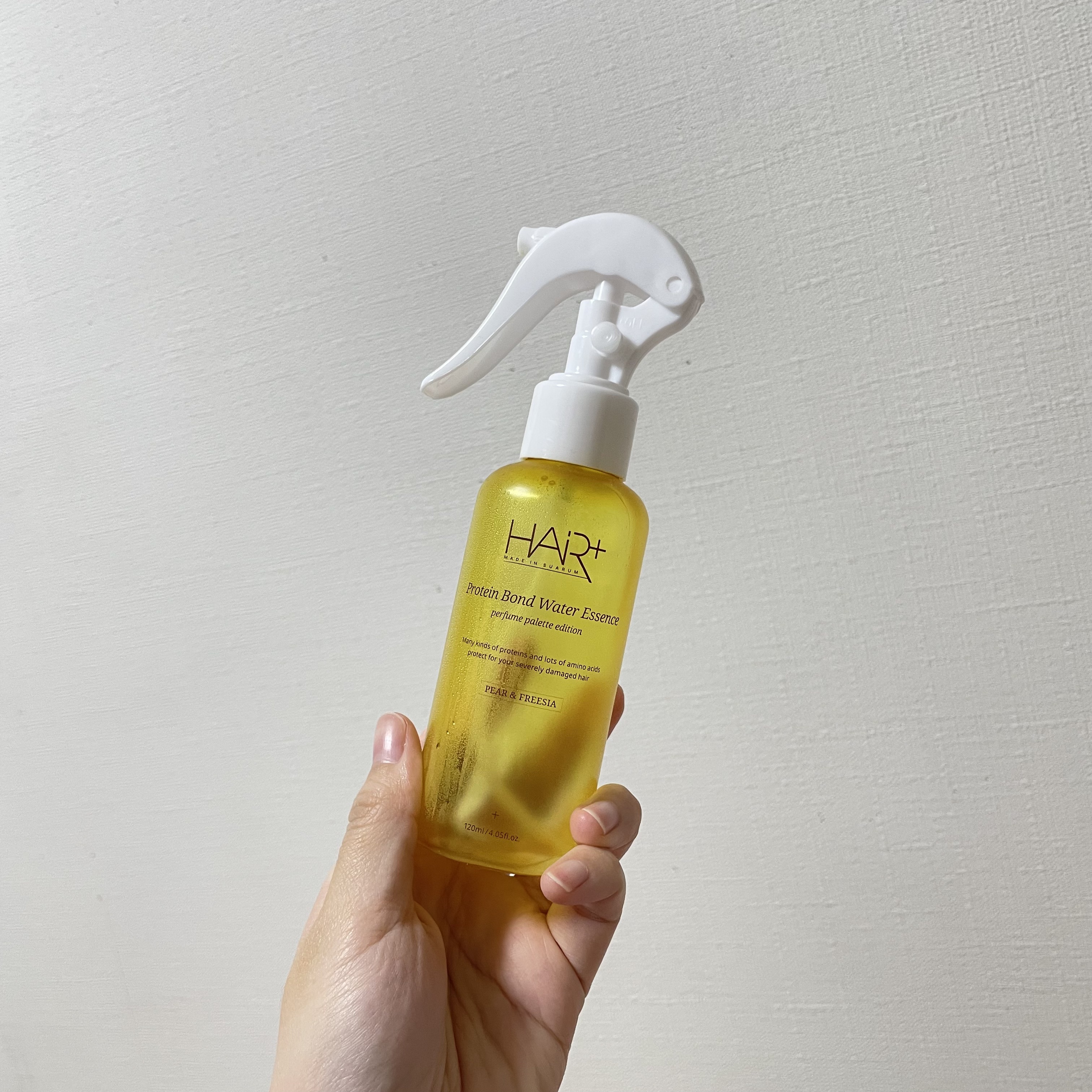 Protein Bond Water Essence Pear&Freesia/HAIRPLUS/アウトバストリートメントを使ったクチコミ（2枚目）