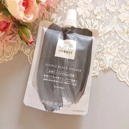 ダブル ブラック ウォッシャー/ONE BY KOSE/その他洗顔料を使ったクチコミ(1枚目)