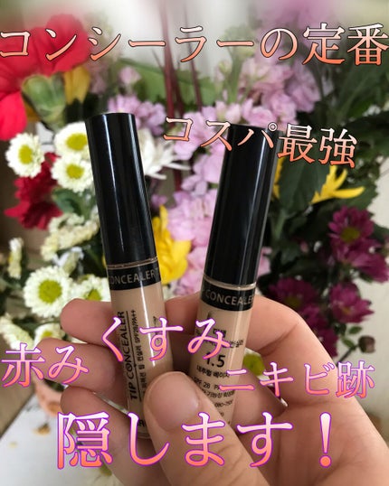 カバーパーフェクション チップコンシーラー/the SAEM/リキッドコンシーラーを使ったクチコミ(1枚目)