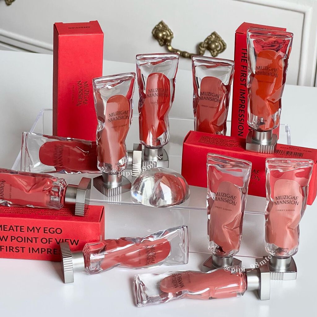 オブジェリキッド/MUZIGAE MANSION/口紅を使ったクチコミ(9枚目)