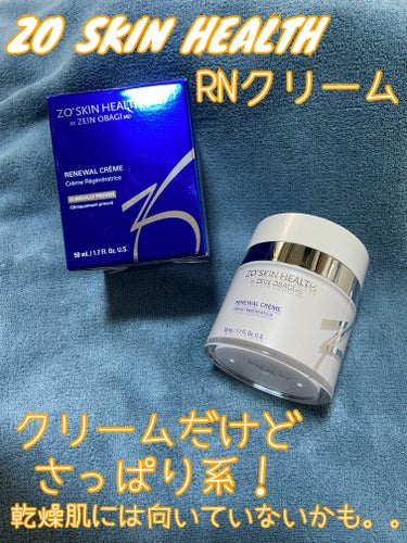 ZO Skin Health ゼオスキン RNクリームのクチコミ「\\使う季節を間違えたかもしれませぬ。。//

ZO Skin Healthゼオスキン RNク.....」（1枚目）