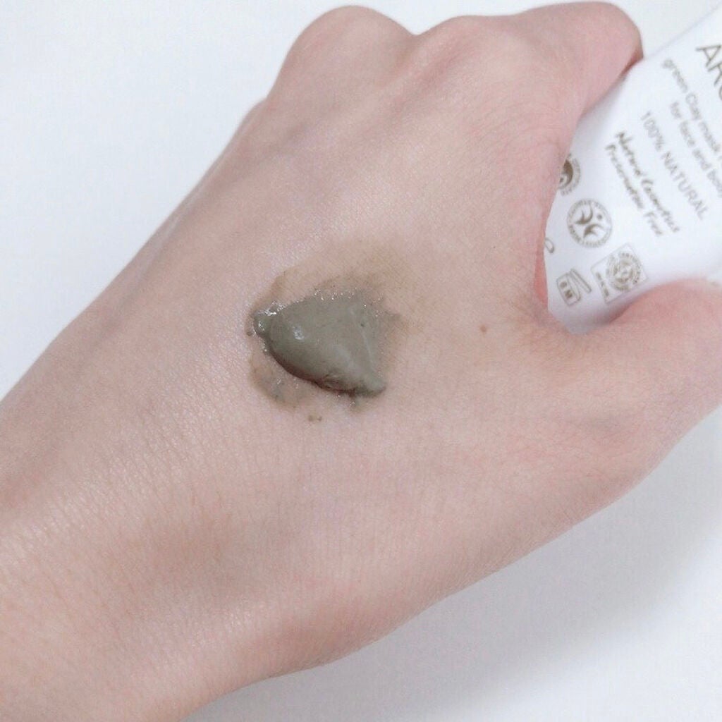グリーンクレイペースト/ARGITAL/洗い流すパック・マスクを使ったクチコミ(2枚目)