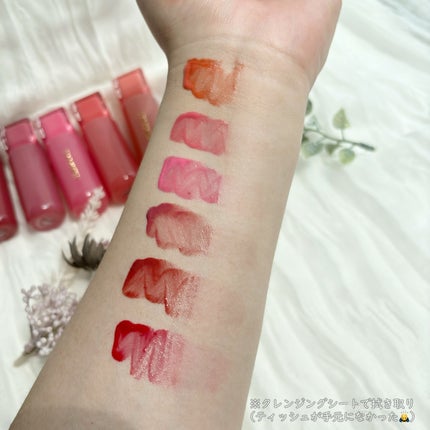 ジェリーフィットティンティッドグロウティント/Milk Touch/リップティントを使ったクチコミ(5枚目)