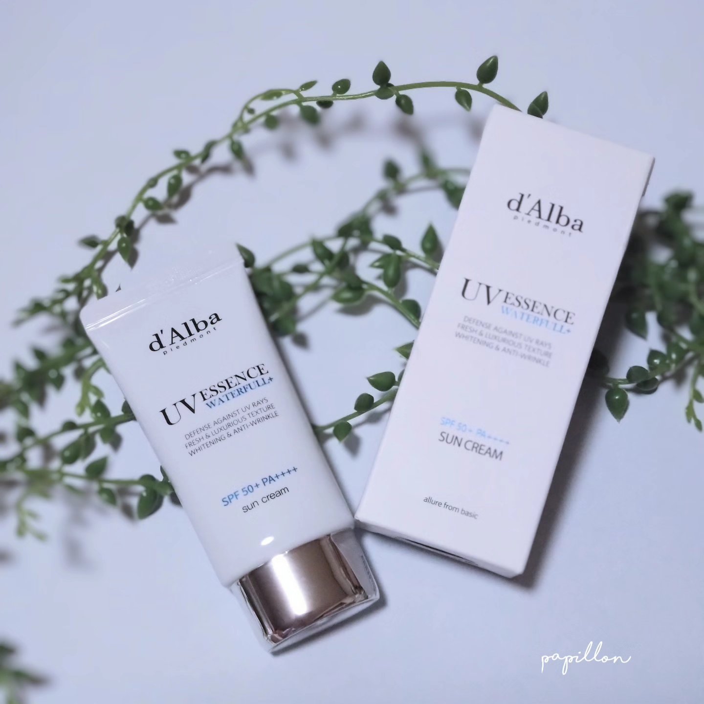 ダルバ ウォータフル エッセンス サンクリーム/ダルバ/日焼け止めクリームを使ったクチコミ（1枚目）