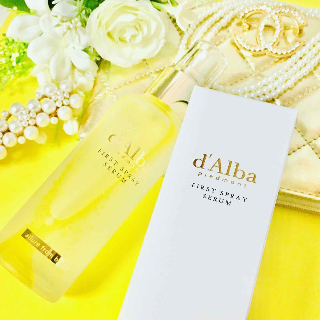ダルバ ホワイトトリュフファーストスプレーセラム/ダルバ/ミスト状化粧水を使ったクチコミ(1枚目)