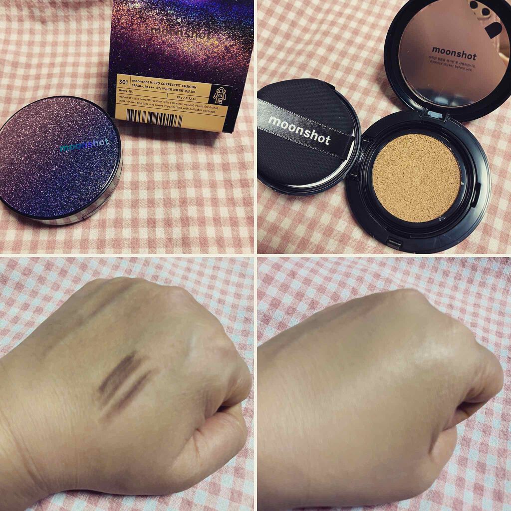 マイクロコレクトフィットクッション/moonshot/クッションファンデーションを使ったクチコミ(1枚目)