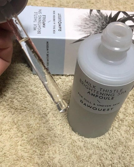 ミルクシスルブライトニングスパ アンプル/RAWQUEST/美容液を使ったクチコミ(8枚目)