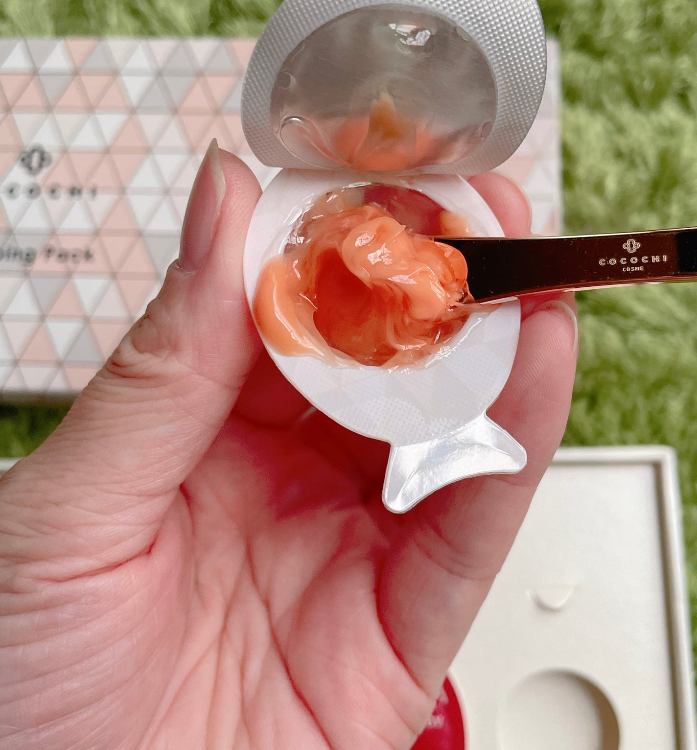 ココチ AG スリーピングパック N/COCOCHI/フェイスクリームを使ったクチコミ(4枚目)