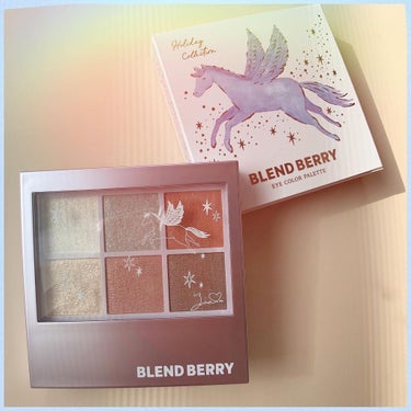 オーラクリエイション 104 ホワイトベリー＆フローズンピンク(ホリデー限定カラー)/BLEND BERRY/アイシャドウパレットを使ったクチコミ（1枚目）