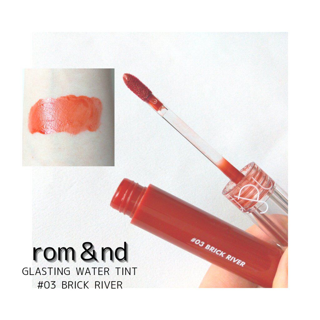 グラスティングウォーターティント/rom&amp;nd/リップティントを使ったクチコミ（1枚目）