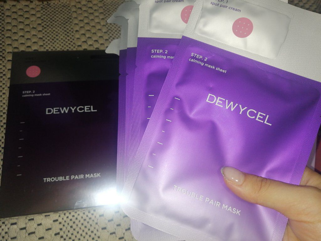 トラブルペアーマスク/DEWYCEL/シートマスク・パックを使ったクチコミ（2枚目）