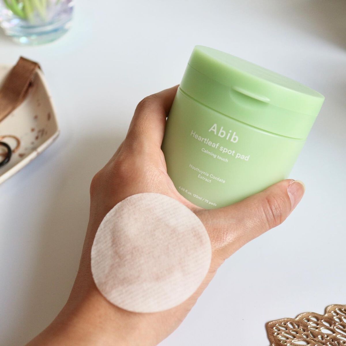 ドクダミカーミングタッチスポットパッド/Abib /トナーパッドを使ったクチコミ(5枚目)