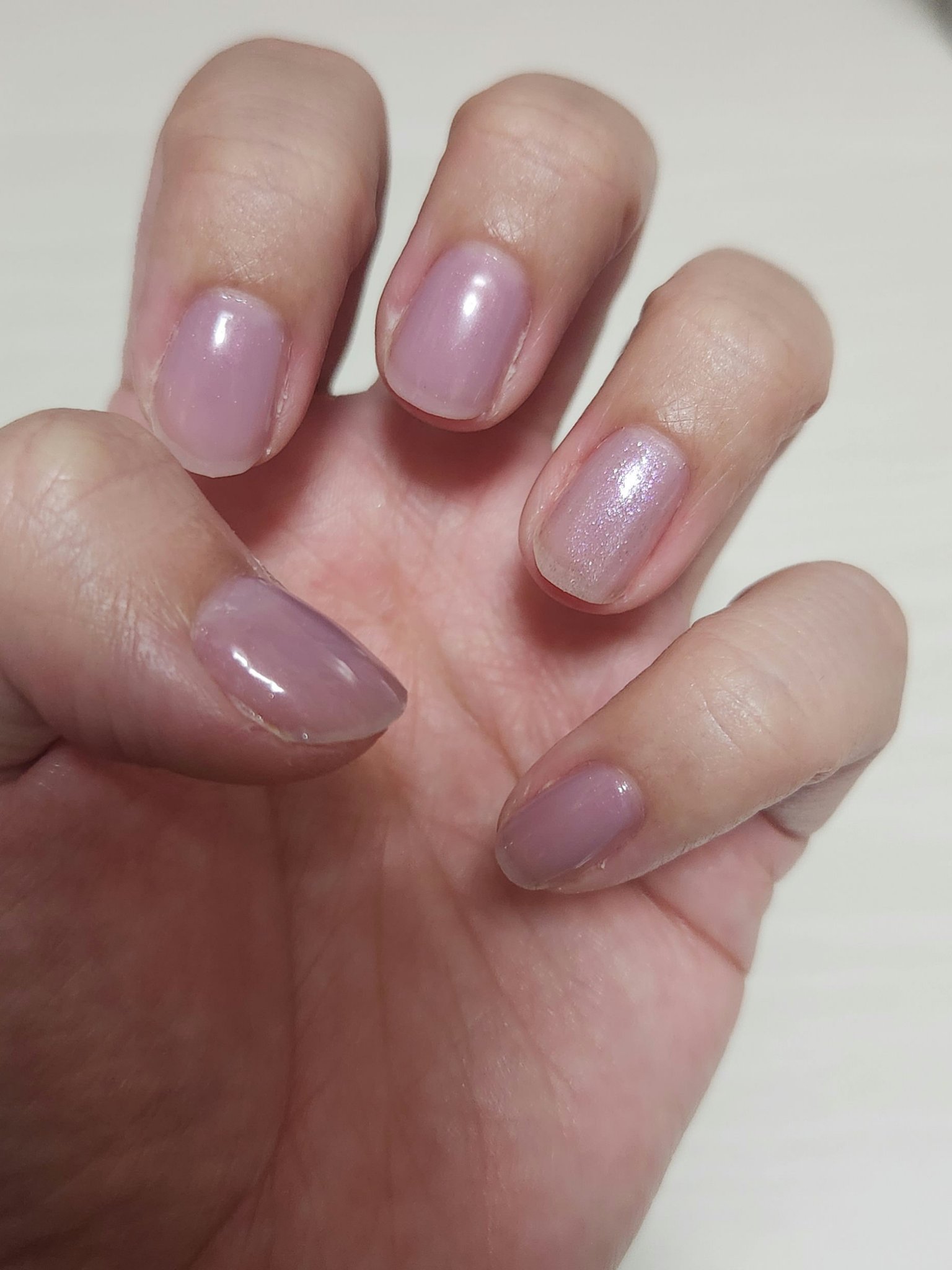 ジェルネイル GM124 ディアパープル/ジェルミーワン/ジェルネイルを使ったクチコミ（2枚目）