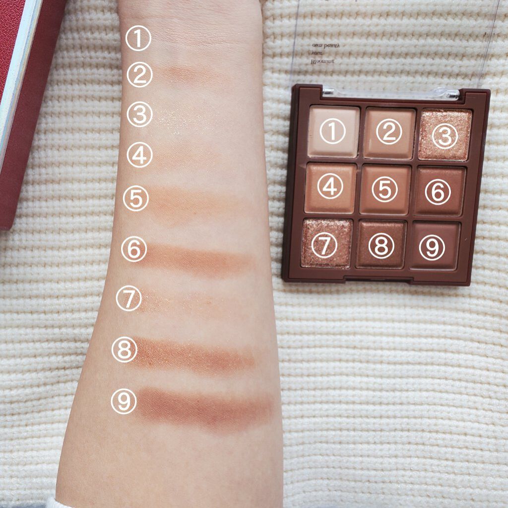 シャドウパレット/dasique/アイシャドウパレットを使ったクチコミ（3枚目）