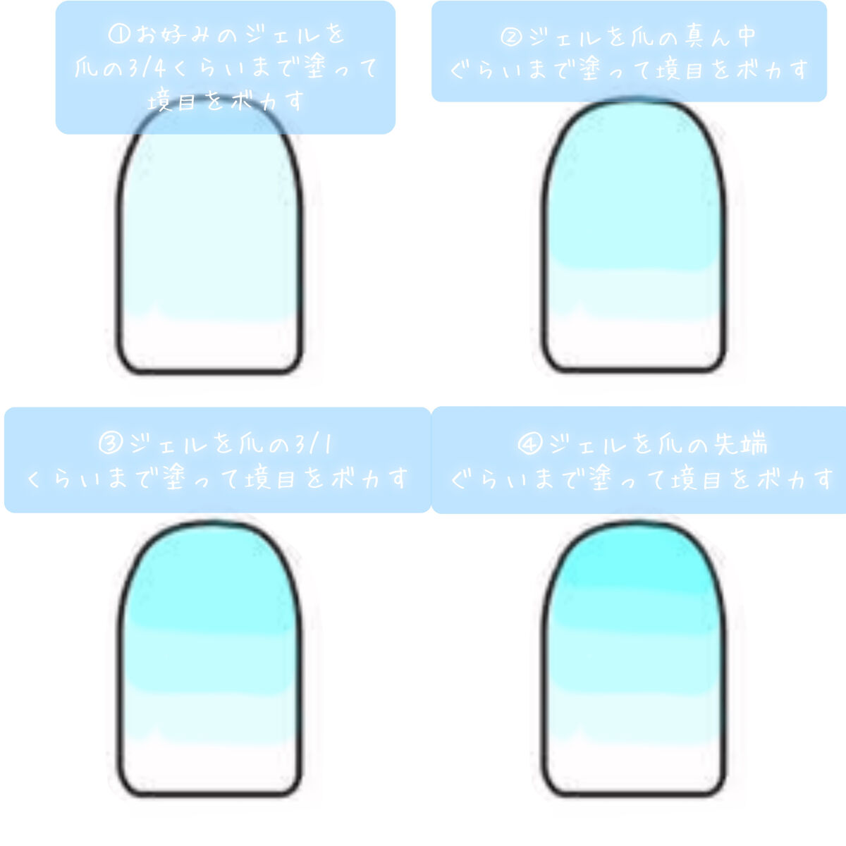 ジェルネイル（ライト対応）/セリア/ジェルネイルを使ったクチコミ（3枚目）