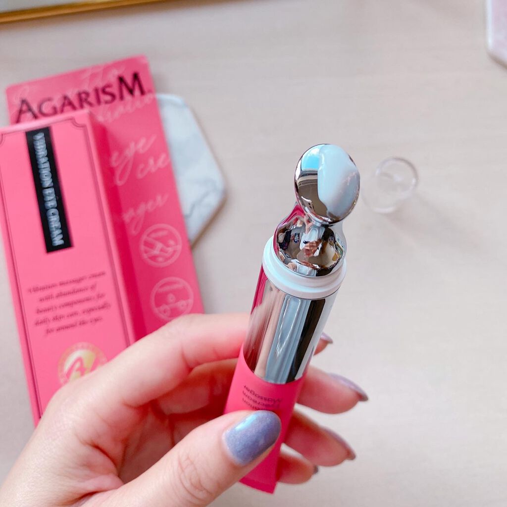 アイキュット マッサージャークリーム/AGARISM/アイケア・アイクリームを使ったクチコミ（3枚目）