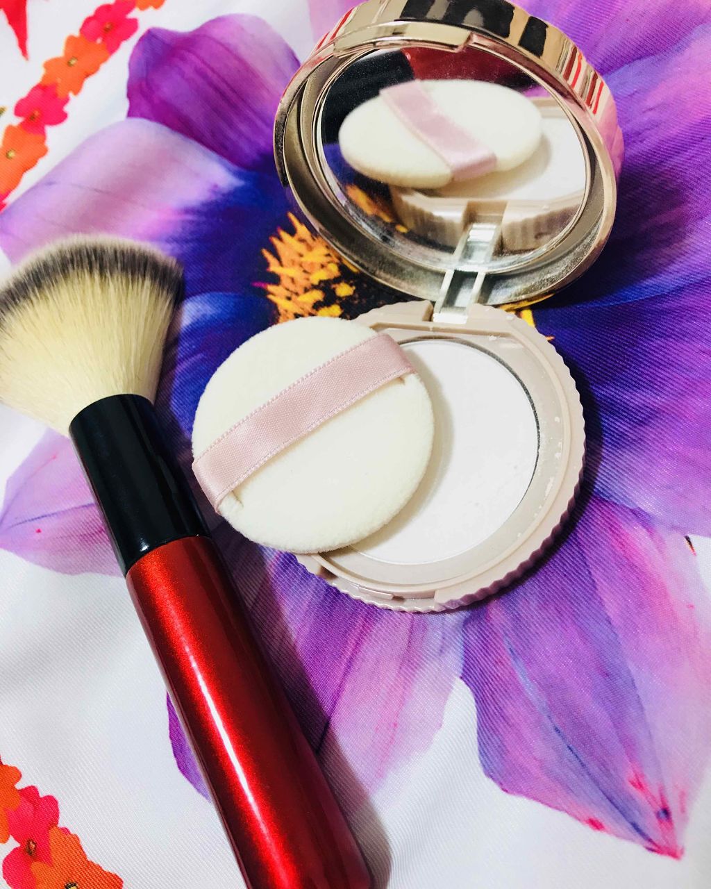 春姫 ファンデーションブラシ/DAISO/メイクブラシを使ったクチコミ(2枚目)