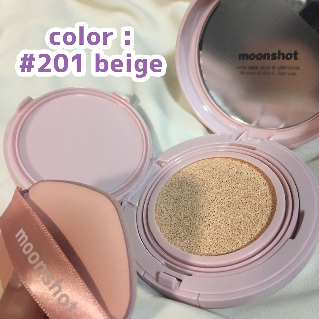 マイクログラッシーフィットクッション micro glassyfit cushion/moonshot/クッションファンデーションを使ったクチコミ(3枚目)