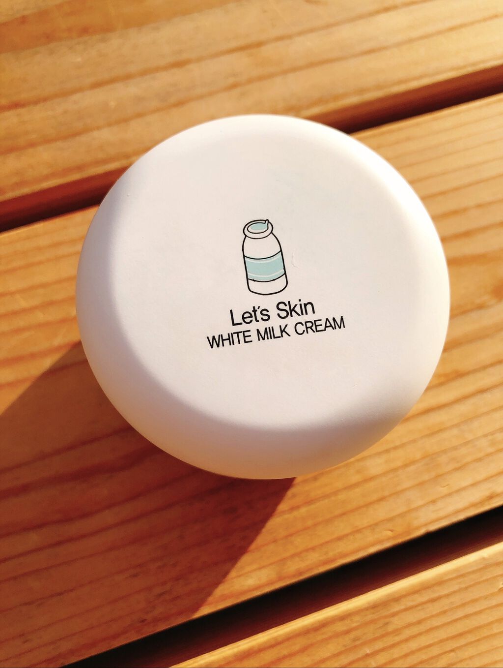 レッツスキン ホワイト ミルククリーム/SHINBEE JAPAN /フェイスクリームを使ったクチコミ（1枚目）
