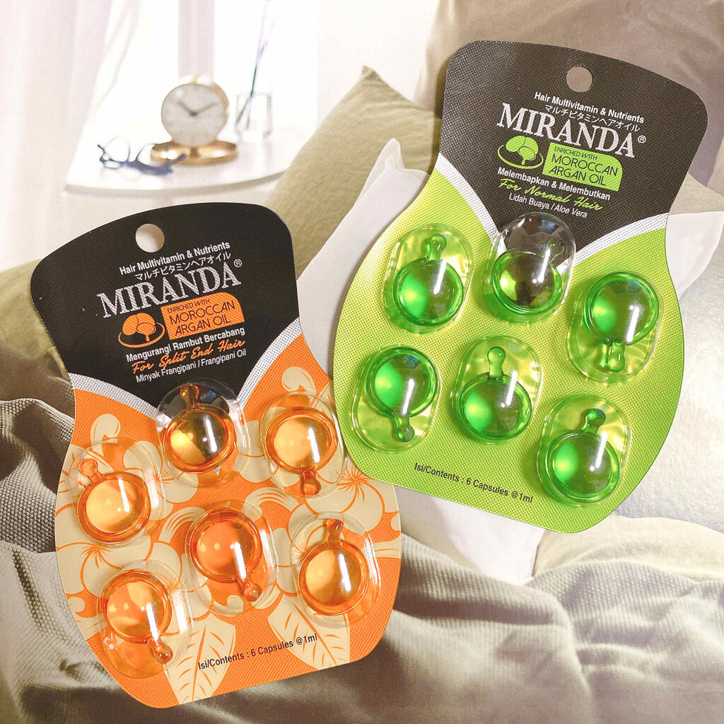 ヘアビタミン バリスタイルヘアオイル/MIRANDA/ヘアオイルを使ったクチコミ（1枚目）