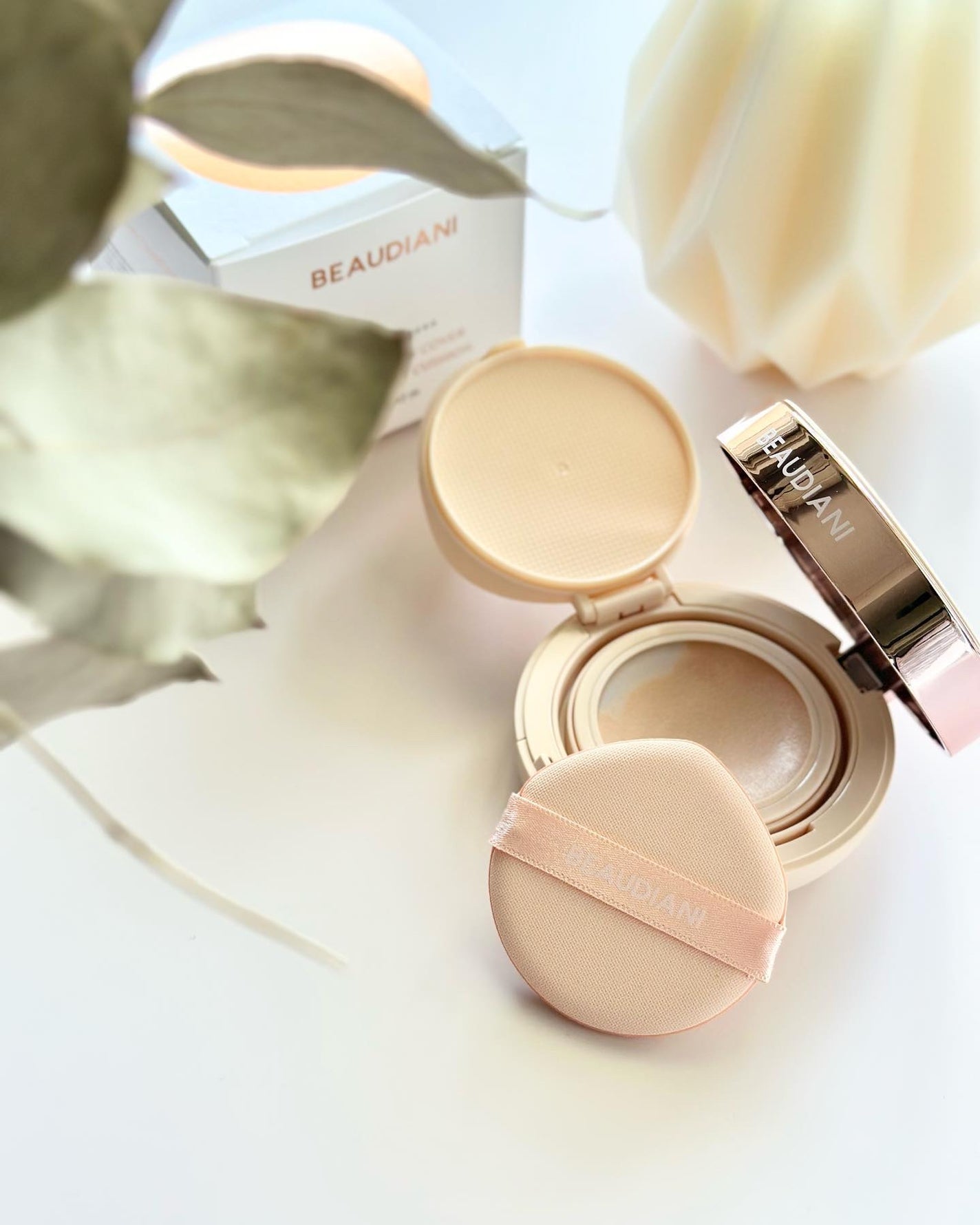 メッシュタイトアップクッション/BEAUDIANI/クッションファンデーションを使ったクチコミ(1枚目)