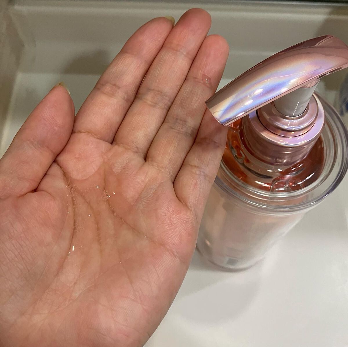 ウォーターコンク モイスト シャンプー(桜ver.)/ヘアトリートメント(桜ver.)/ululis/市販シャンプーを使ったクチコミ(3枚目)