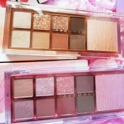 ミックスブラーリングアイパレット/wakemake/マルチパレットを使ったクチコミ(2枚目)