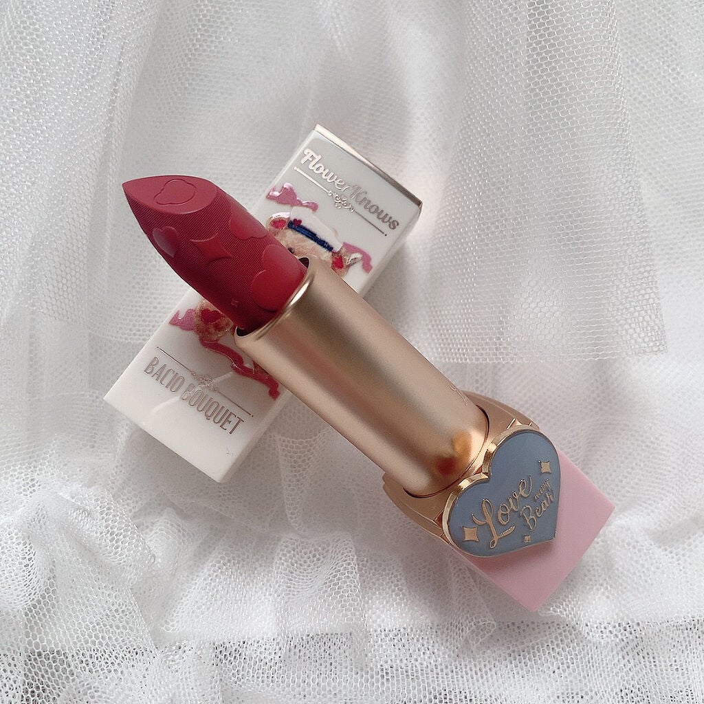 Love Bear マットリップスティック/FlowerKnows/口紅を使ったクチコミ(3枚目)