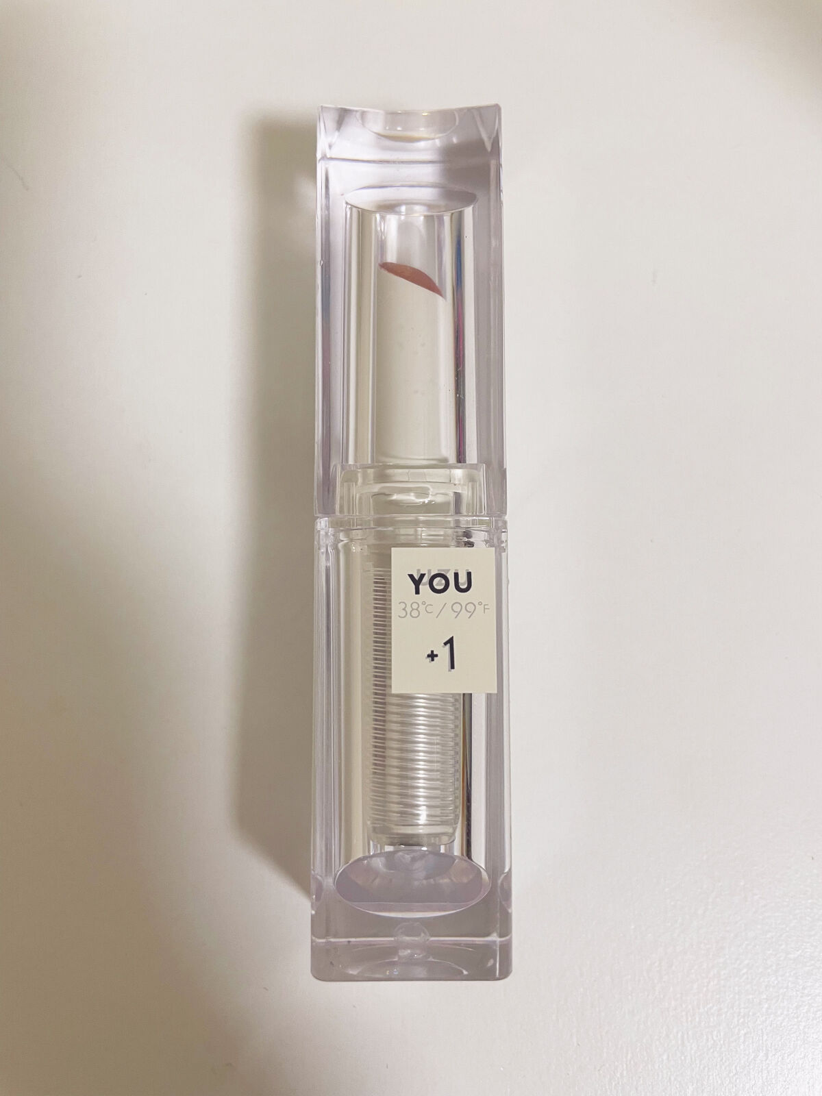 38℃/99℉ LIPSTICK  ＜YOU＞/UZU BY FLOWFUSHI/口紅を使ったクチコミ（2枚目）