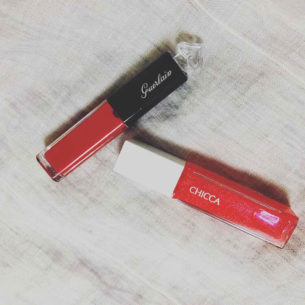 メスメリック グロスオン 18 シュリンプカクテル/CHICCA/リップグロスを使ったクチコミ（1枚目）