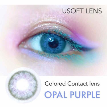 OPAL PURPLE/USOFTLENS/カラーコンタクトレンズを使ったクチコミ（1枚目）