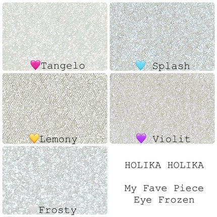 マイフェイブ ピースアイフローズン/HOLIKA HOLIKA/単色アイシャドウを使ったクチコミ(4枚目)