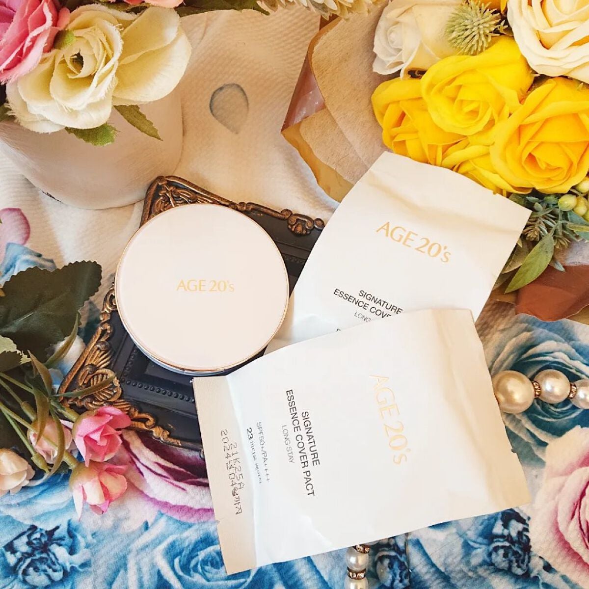 シグネチャーエッセンスカバーパクト ロングステイ/AGE20’s/クッションファンデーションを使ったクチコミ(7枚目)