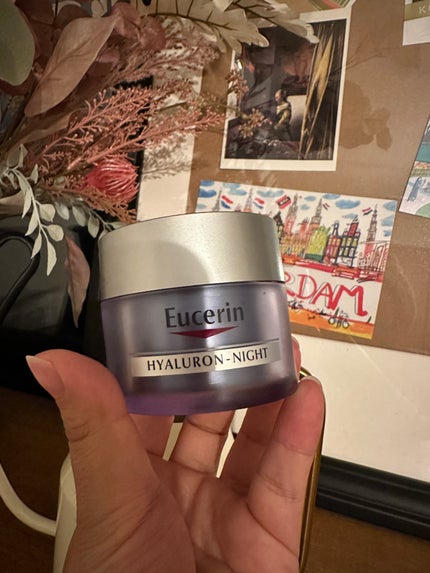 Redness Relief Night Creme/Eucerin/フェイスクリームを使ったクチコミ(2枚目)