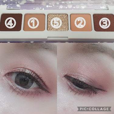 Natasha Denona  ミニビバパレットのクチコミ「『Natasha Denona  Mini Biba Palette』✨を使ってのアイメイク🎵.....」（2枚目）