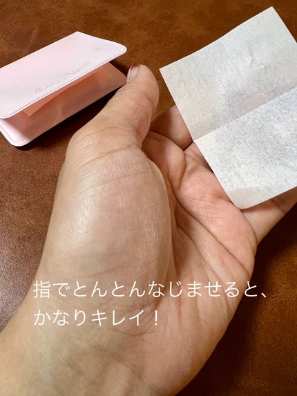 ビューティ ワークス  紙おしろい/ビューティワークス/その他スキンケアグッズを使ったクチコミ(3枚目)