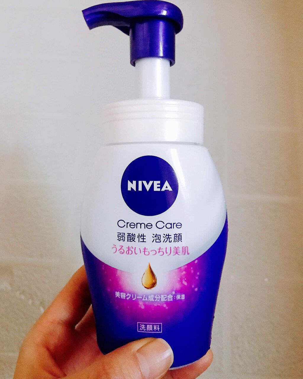 ニベア クリアビューティー弱酸性泡洗顔 もっちり美肌/ニベア/泡洗顔を使ったクチコミ(1枚目)